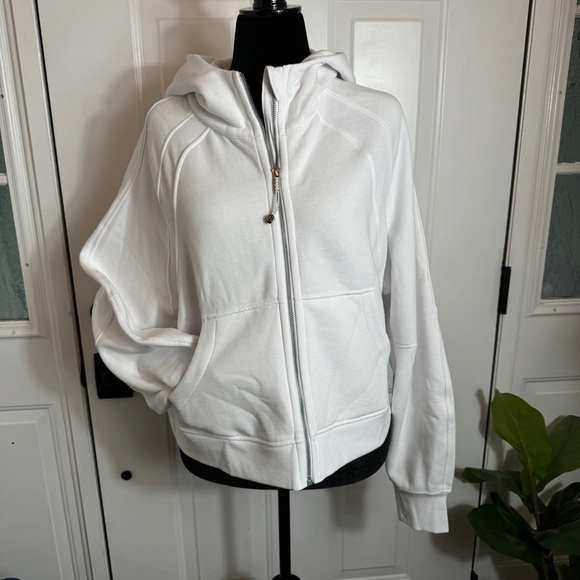 NWT - lululemon Scuba Oversized Full Zip - White - Size:  XL/XXL - Picture 2 of 13